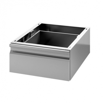 Tiroir simple inox GN 1/1 pour table prof.700