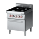 Fourneau 4 feux gaz sur four gaz 