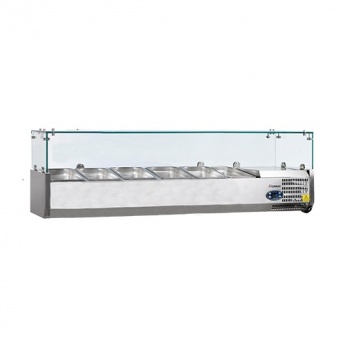 Vitrinette  6 bacs GN 1/4
