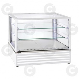 Vitrine panoramique blanche 2 GN1/1 