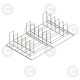 GRILLE GN 1/1 EN ACIER AISI 304 - POUR CUISSON TRAVERS DE PORC